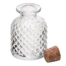 Garrafa Azeite Tampa Cortiça Lyor Releve 7,5cm x 9cm Vidro