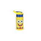 Garrafa Bob Esponja Aço Inoxidável 022059 Cor:Amarelo