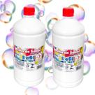 Garrafa Bolas de Sabão Refil 2 Litros Líquido p/ Brinquedos Lançadores de Bolhas Garrafa Bolas de Sabão Refil 2 Litros Líquido p/ Brinquedos Lançadores de Bolhas