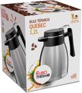 Garrafa Bule Térmico com Gatilho Click Quebec 1,2l Inox BT5508-IN Euro Home