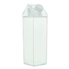 Garrafa Caixinha de Leite Acrílico 500ml Vedação Silicone
