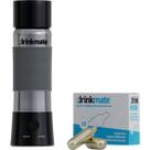 Garrafa Carbonatadora DrinkMate instaFizz 620ml em Aço Inoxidável Garrafa Carbonatadora DrinkMate instaFizz 620ml em Aço Inoxidável