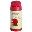 Garrafa click c/ canudo peanuts snoopy e amigos 300ml