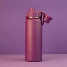 Garrafa com Alça e Bico 780ml em Aço Inox Roxa