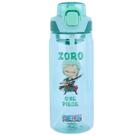 Garrafa com Alça e Canudo One Piece Zoro BPA Free Miniso