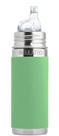 Garrafa com canudinho Pura Kiki Isolada em Aço Inoxidável 260mL Moss