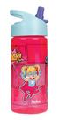 Garrafa com Canudo Buba Super-Heróis 380ml Rosa 13445 Garrafa com Canudo Buba Super-Heróis 380ml Rosa 13445