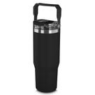 Garrafa Copo Térmico Sports Carro Inox Água 900ml Camping AZUL -