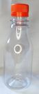Garrafa Coquinho 200ml Transparente Cristal com Tampa Colorida - Kit com 25 Unidades para Lembrancinhas e Muito Mais
