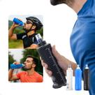Garrafa Corrida 250ml Mole Dobrável Silicone Squeeze De Água