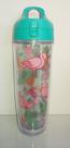 Garrafa da linha floral flamingos 600ml