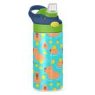 Garrafa de água Caikeny Cute Capybaras Kids 350ml em aço inoxidável