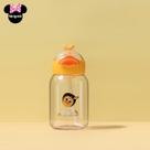 Garrafa De Água Com Canudo De Desenho Animado Fofo Infantil Com Tampa 400ML