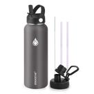 Garrafa de água de aço inoxidável Thermos SENDESTAR 1.2L cinza