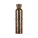 Garrafa De Água De Cobre 800ML À Prova De Vazamentos Com Isolamento Térmico E Base De Silicone