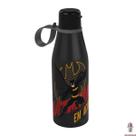Garrafa de Água do Batman Tampa Abre Fácil e Alça 530ml