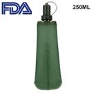 Garrafa de água dobrável, ideal para esportes ao ar livre camping Caminhadas Bicicleta Fitness 250ml