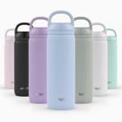 Garrafa de Água Ello Cooper Twist 650ml em Aço Inoxidável - Azul Halógeno