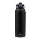 Garrafa de Água Ello Pop & Fill 946ml - Aço Inoxidável Preta