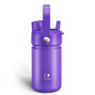 Garrafa de água ENCOOL Kids 350mL em aço inoxidável violeta