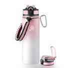 Garrafa de água esportiva isolada GOSWAG 700mL em aço inoxidável