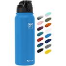 Garrafa de água Fanhaw de aço inoxidável isolada 600mL (azul celeste)
