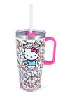 Garrafa de água Fast Forward Sanrio Hello Kitty 600mL isolada Garrafa de água Fast Forward Sanrio Hello Kitty 600mL isolada