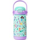 Garrafa de água Fimibuke 414ml com alça de palha isolada para crianças Garrafa de água Fimibuke 414ml com alça de palha isolada para crianças