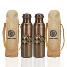Garrafa de Água FURNISHFUL FINESSE Cobre Puro 1000 ml Pacote com 2