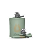 Garrafa de água HydraPak Stow 500 ml/17 onças Ultralight Sutro Green