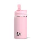 Garrafa de água Hydrapeak Mini 400mL em aço inoxidável rosa Garrafa de água Hydrapeak Mini 400mL em aço inoxidável rosa