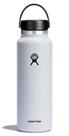 Garrafa de Água Hydro Flask 1,2L - Tampa Wide Flex Branca