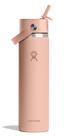 Garrafa de água Hydro Flask 700 ml de boca larga com tampa de palha flexível Garrafa de água Hydro Flask 700 ml de boca larga com tampa de palha flexível