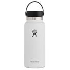 Garrafa de água Hydro Flask Wide Flex Cap 946mL branca