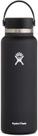 Garrafa de água Hydro Flask Wide Flex Cap preta 1,2 L