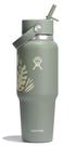 Garrafa de água Hydro Flask Wide Flex Straw 950ml Botanical Bliss