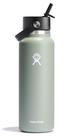 Garrafa de água Hydro Flask Wide Flex Straw Cap 1,2 L Agave