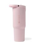 Garrafa de água HydroJug Sport de aço inoxidável 950 ml de areia rosa