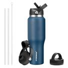 Garrafa de água HYDROWION em aço inoxidável 946mL com 3 tampas Garrafa de água HYDROWION em aço inoxidável 946mL com 3 tampas