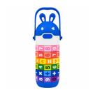 Garrafa de Água Infantil 430ml Azul Educativa com Tabuada
