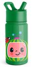 Garrafa de Água Infantil Simple Modern Cocomelon 400ml com Tampa de Palha