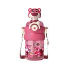 Garrafa de Água Infantil Squeeze Lotso Toy Story 600ml Escola Passeio Resistente Disney