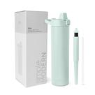 Garrafa de Água Isolada 700ml - Design Moderno e Retro (Menta) Garrafa de Água Isolada 700ml - Design Moderno e Retro (Menta)