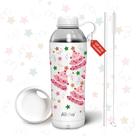 Garrafa de água isolada Allcho Christmas 530ml em aço inoxidável
