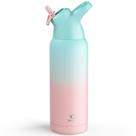 Garrafa de água isolada Encool em aço inoxidável 950mL com canudo