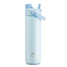 Garrafa de água isolada POWCAN 770mL com canudo 2 em 1 e tampa de bico