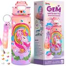 Garrafa de água Klever Kits para decorar seu próprio unicórnio 600ml
