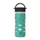 Garrafa de água Lifefactory 355 ml de vidro livre de BPA com capa de silicone