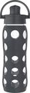 Garrafa de água Lifefactory Active Flip Cap 650 ml de carbono