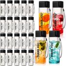 Garrafa de água Maxdot Thank You 500 ml a granel 24 unidades pretas